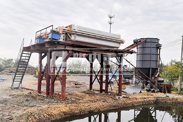 環(huán)保制砂生產線，尾沙處理板框污泥壓濾機缺不得！